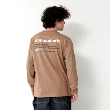 【プチプラ】バックロゴ長袖Tシャツ