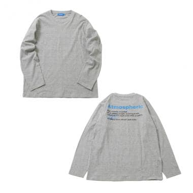 【プチプラ】バックロゴ長袖Tシャツ