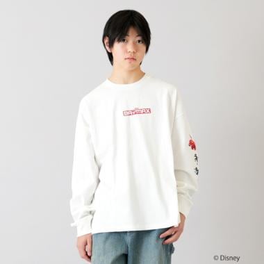 【DISNEY】BAYMAX / 袖プリント長袖Tシャツ