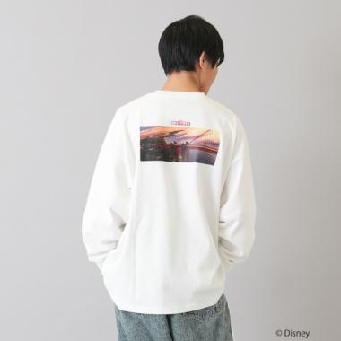 【DISNEY】BAYMAX / バックフォトプリント長袖Tシャツ