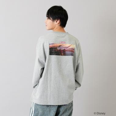 【DISNEY】BAYMAX / バックフォトプリント長袖Tシャツ