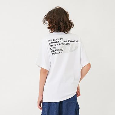 【プチプラ】バックプリント半袖Tシャツ