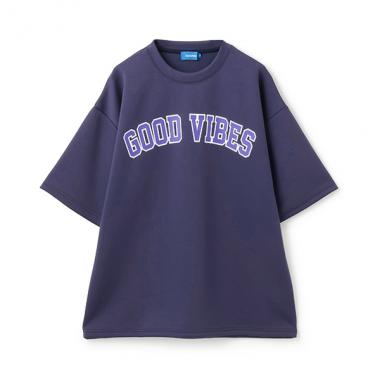 【接触冷感】エアリークッション・アーチロゴ半袖Tシャツ