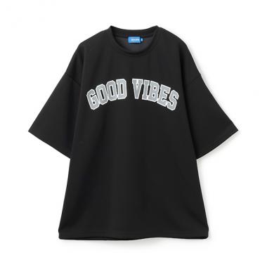 【接触冷感】エアリークッション・アーチロゴ半袖Tシャツ