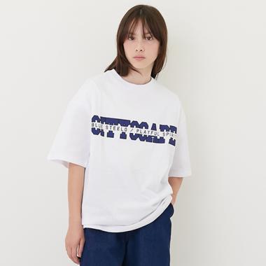 【GLSW.】【接触冷感】ハイクールコットン・オリジナルフロントプリント半袖Tシャツ