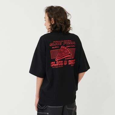 【接触冷感】ハイクールコットン・フードプリント半袖Tシャツ