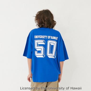 【接触冷感】ハイクールコットン・ハワイ大学半袖Tシャツ