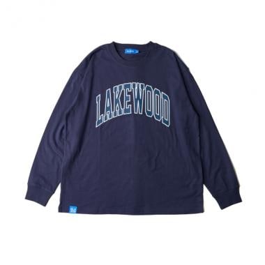 ビッグカレッジフロントプリント長袖Tシャツ