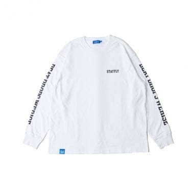 袖ロゴプリント長袖Tシャツ
