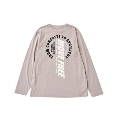 【プチプラ】バックサークルロゴ長袖Tシャツ