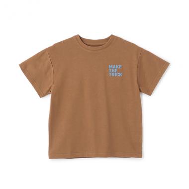 【SKIT0LY】【接触冷感】ハイクールコットン・DOGプリント半袖Tシャツ