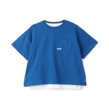 【SKIT0LY】【接触冷感】ハイクールコットン・タンクトップつき5部袖Tシャツ