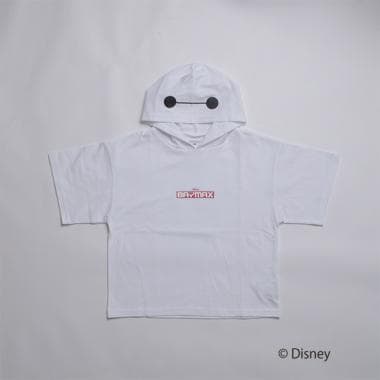【SKIT0LY】【DISNEY】BAYMAX_フード付き半袖ビッグTシャツ