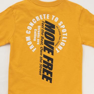 【プチプラ】バックサークルロゴ長袖Tシャツ_SK