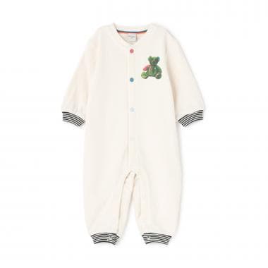 アースベア 裏毛カバーオール