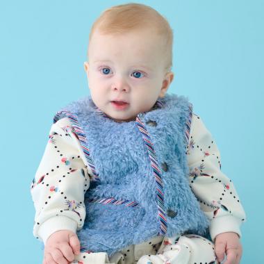 ボア新生児ベスト