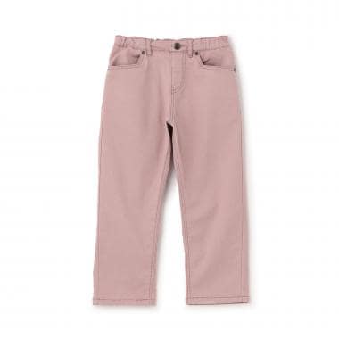 ポケットストライプ刺しゅうデニムロングパンツ