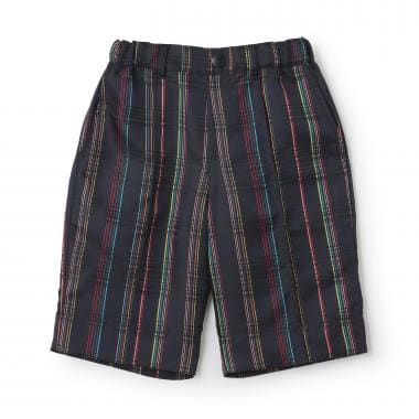 チェックジャカードタフタハーフパンツ