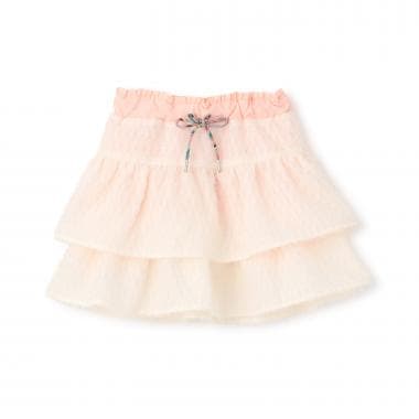 シャギーティアードスカート