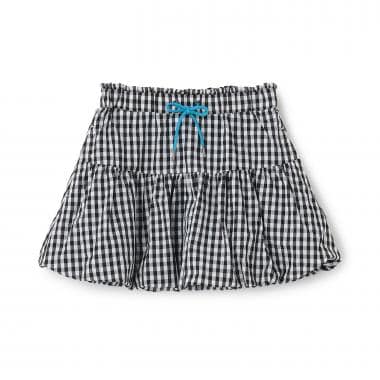 ギンガムチェックバルーンスカート