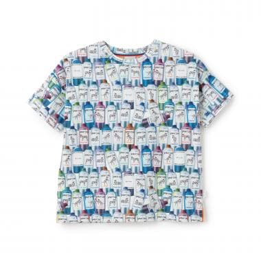 スプレー缶柄半袖Tシャツ