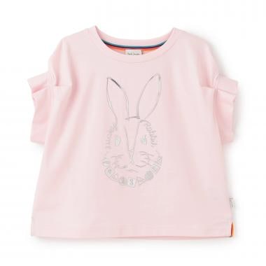 メタルラビットプリントTシャツ