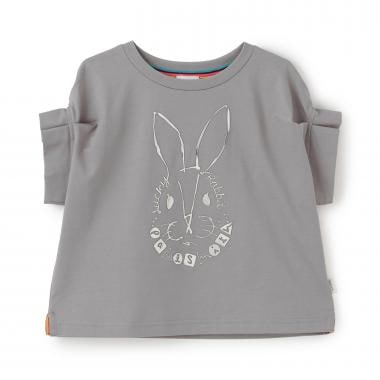 メタルラビットプリントTシャツ