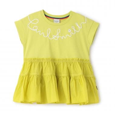 コード刺しゅうロゴチュニック