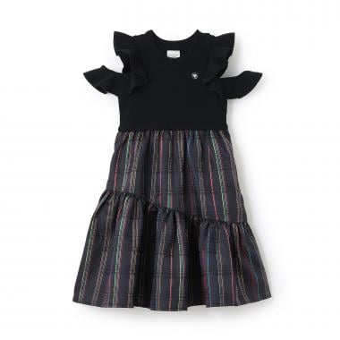 ニットドッキングワンピース