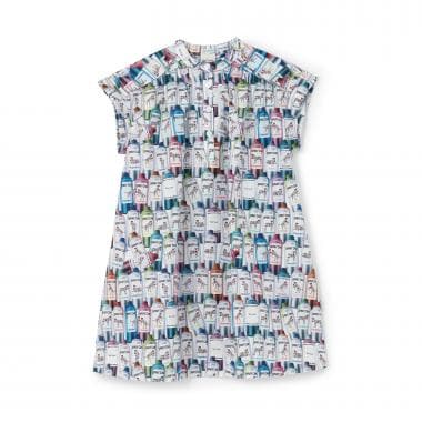 スプレー缶柄シャツワンピース