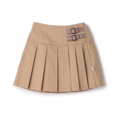 ラップ風プリーツスカート
