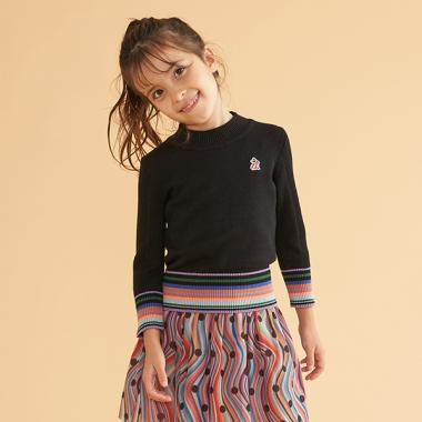 キッズ ベーシックニットプルオーバー
