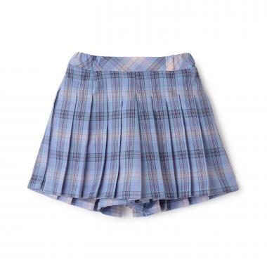 T/Rチェックプリーツキュロット