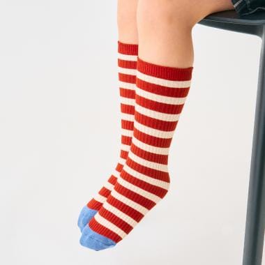 サイズレスボーダーソックス