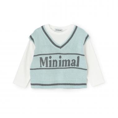 【アラエル】ベストレイヤードTシャツ