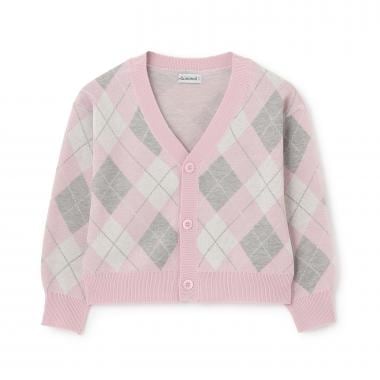 【アラエル】アーガイルカーディガン