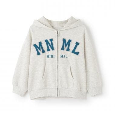 【吸水速乾】【サラサラプラス】ロゴジップパーカー