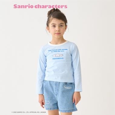【サンリオキャラクターズ/C100】リンガー長袖Tシャツ
