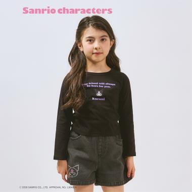 【サンリオキャラクターズ/C100】リンガー長袖Tシャツ