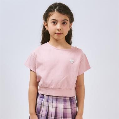 【綿100%】ワンショル半袖ロゴTシャツ