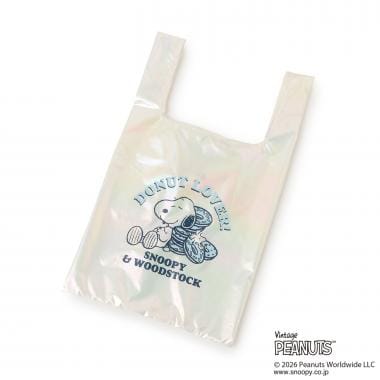 【SNOOPY】メタリックトートバック