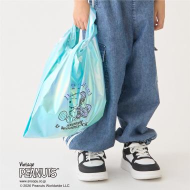 【SNOOPY】メタリックトートバック