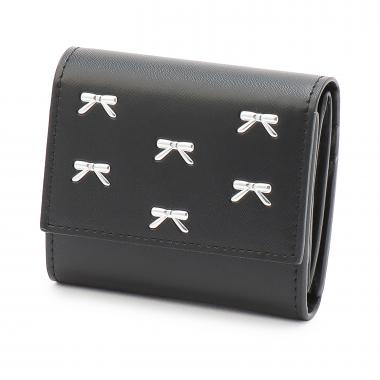 リボンボックスコイン三つ折り財布