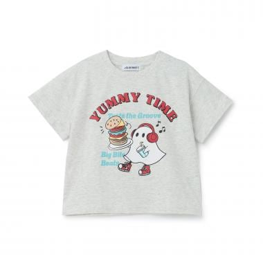 【綿100%】オバケイラストルーズ半袖Tシャツ