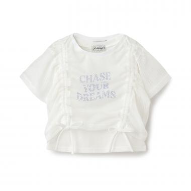 【インナーつき】メッシュドロスト半袖Tシャツ