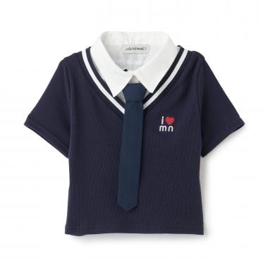 シャツレイヤードテレコTシャツ