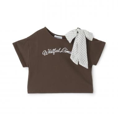 【リボン２WAY】ワンショルTシャツ