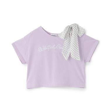 【リボン２WAY】ワンショルTシャツ