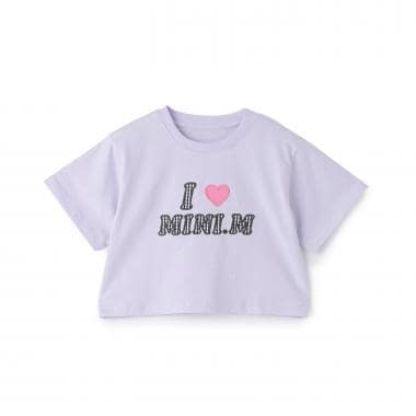 【綿100%】ロゴアソートクロップド半袖Tシャツ