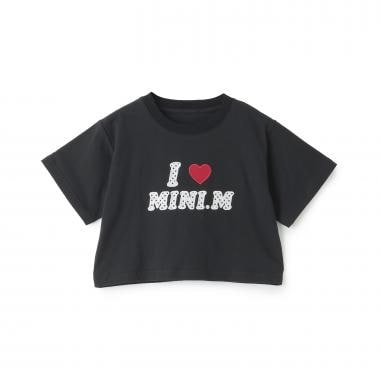 【綿100%】ロゴアソートクロップド半袖Tシャツ